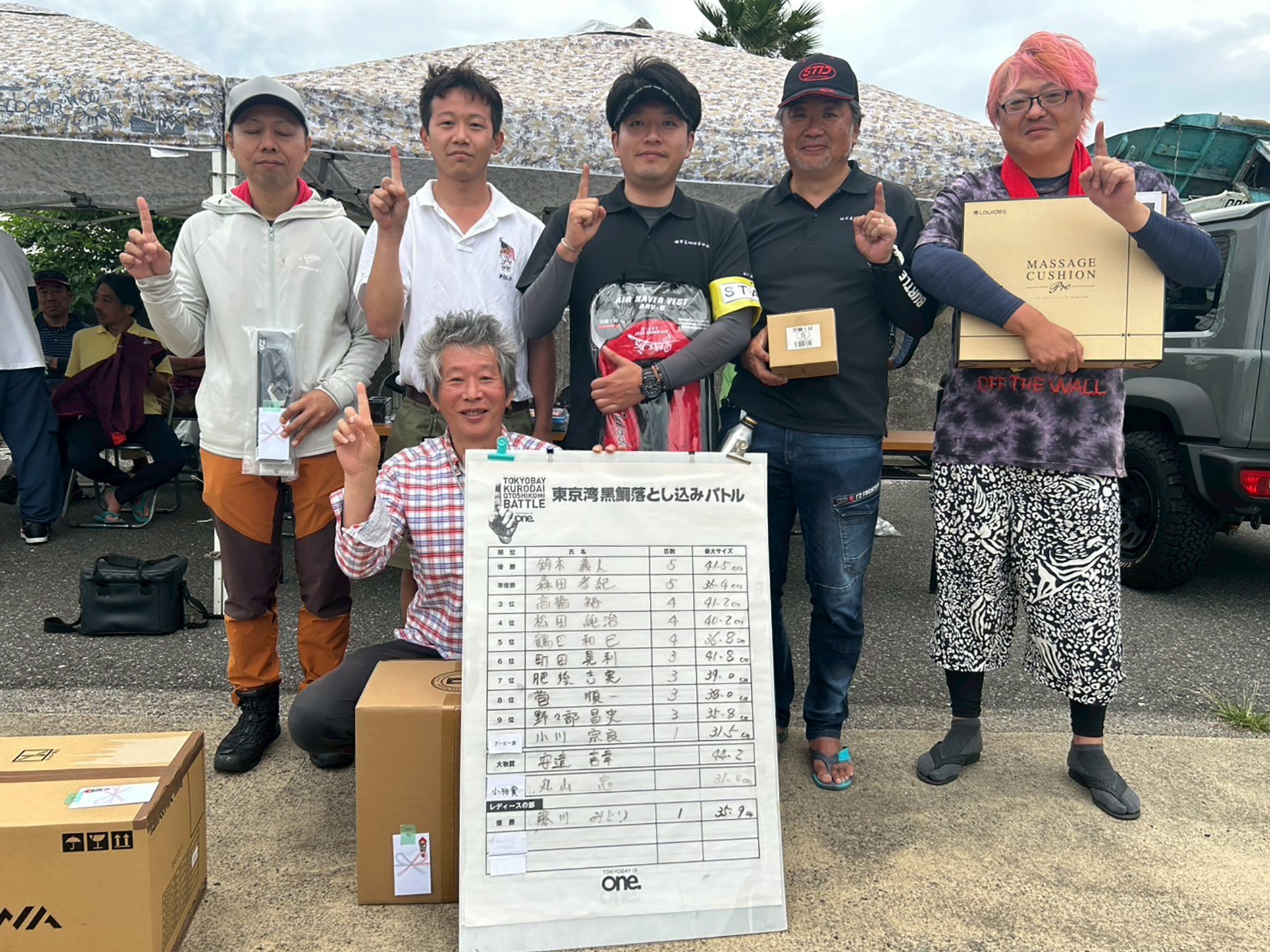 入賞者たち
